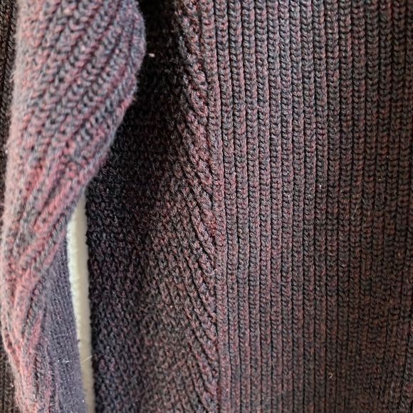 Banana Republic eggplant 1/4 zip ribbed knit sweater - Picture 10 of 10